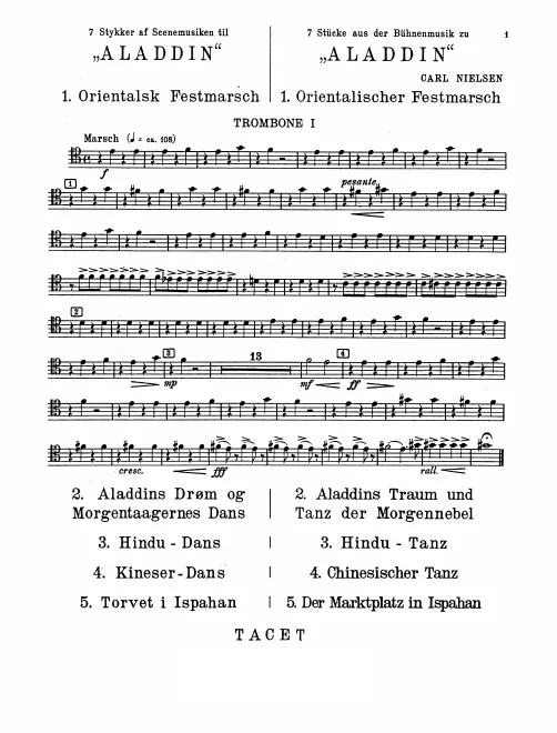 Trombone 1, 2, 3, Tuba