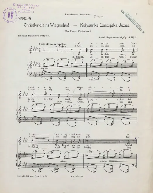 2. Christkindleins Wiegenlied