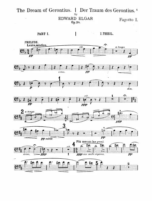 Bassoon 1, 2, Contrabassoon