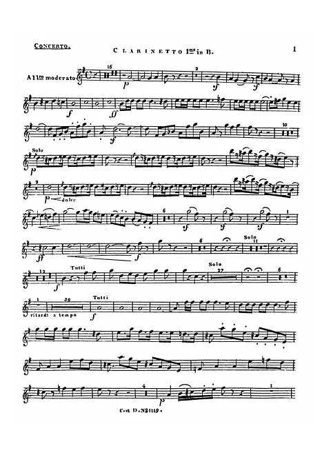 Clarinet 1 (B)