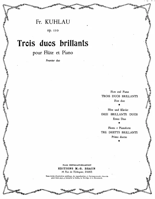 Complete Score, Flute Part