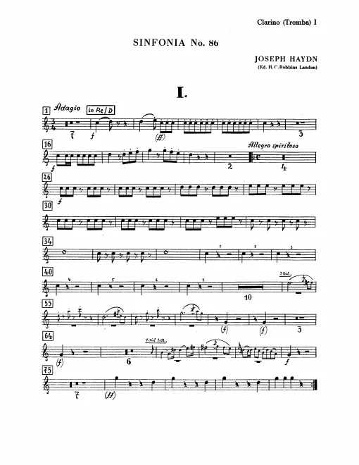 Trumpet 1, 2 (D)