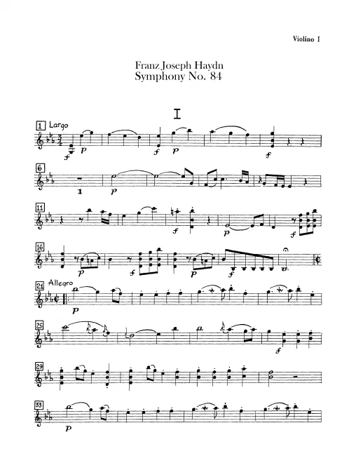 Violins I