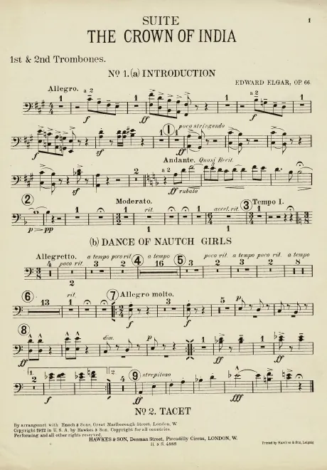 Trombone 1/2, 3, Bass Tuba