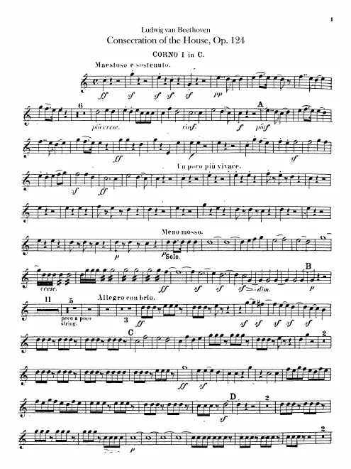 Horn 1, 2, 3, 4 (C)