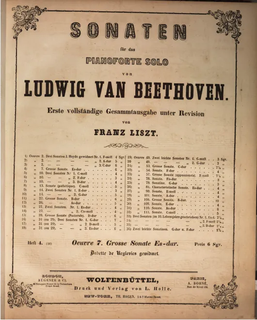Heft 4: Piano Sonata No.4, Op.7