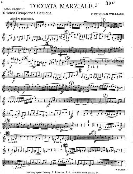 Bass Clarinet/Tenor Saxophone (B)