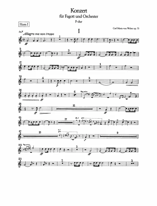 Horn 1, 2 (F)