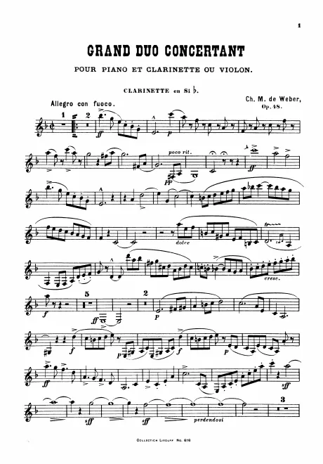 Clarinet (B♭)