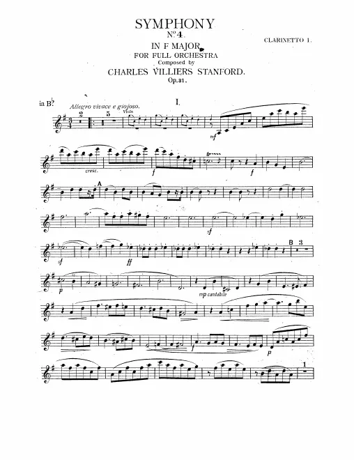 Clarinet 1, 2 (A/B)