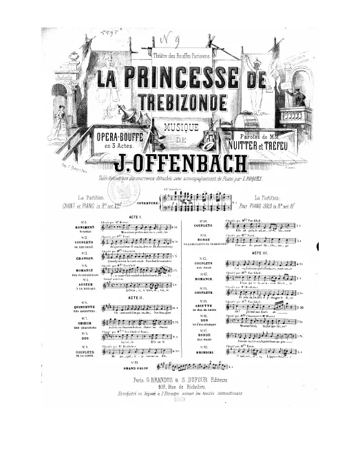 No.9, Couplets de la canne: "Me maquille-je comme on dit" (Act II, No.9)