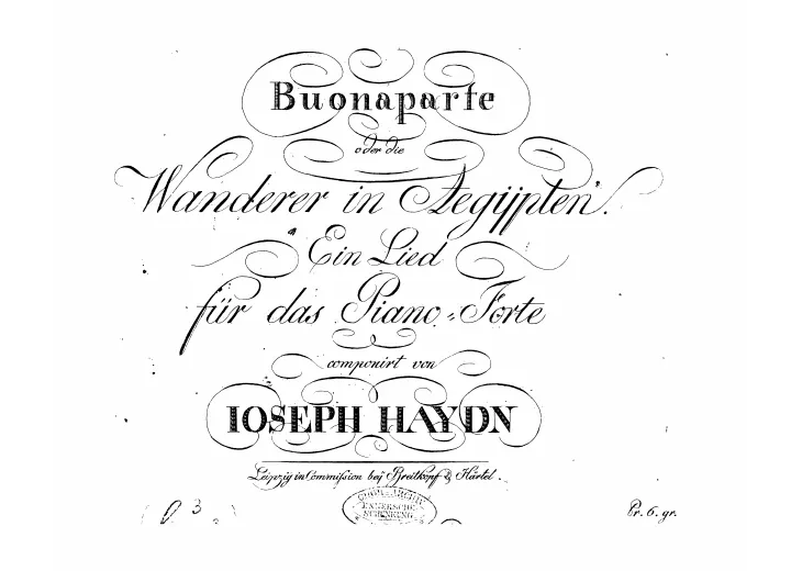 Complete Score - Breitkopf (monochrome)