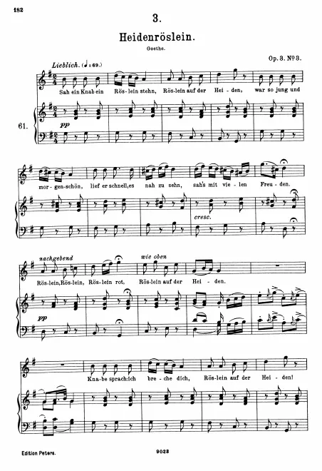 Complete Score (original/high voice, )