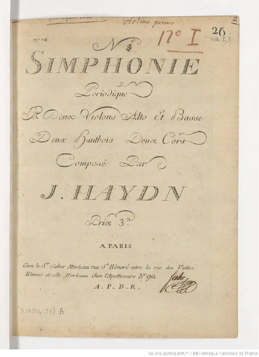 Violins I, II