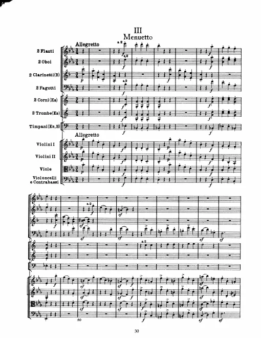 3. Minuet-Trio. Allegretto