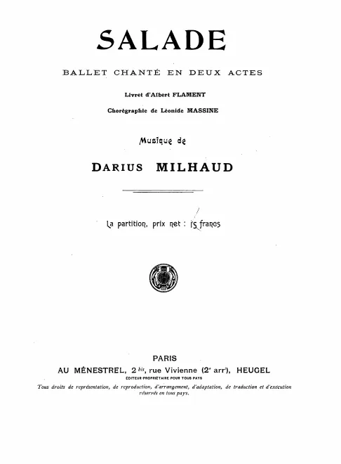 Vocal Score