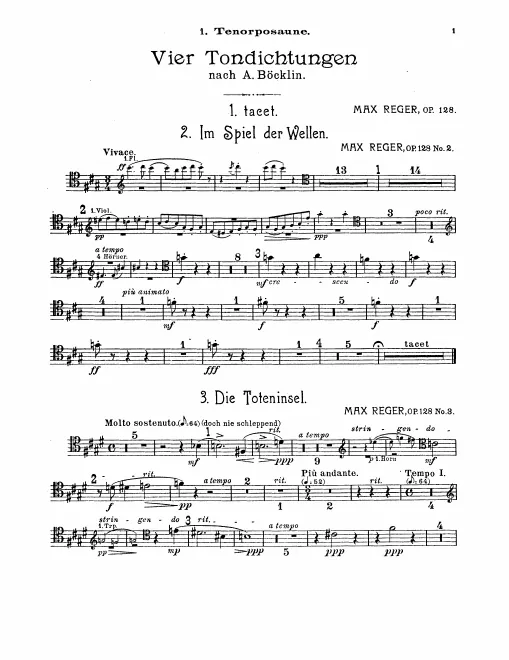 Trombone 1, 2, 3, Tuba