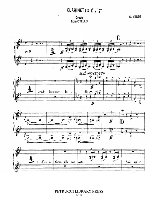 Clarinet 1, 2 (B)