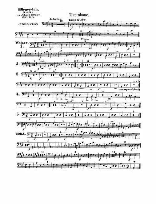 Trombone 1/2, Tuba