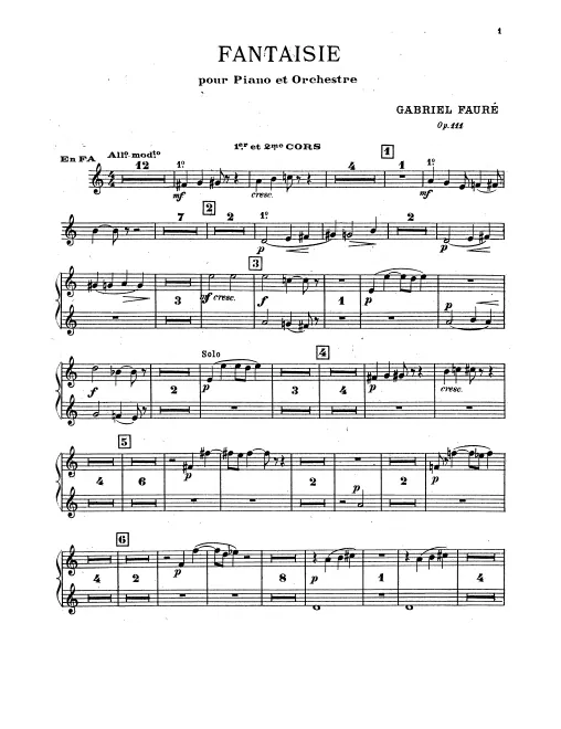 Horn 1/2, 3/4 (F)