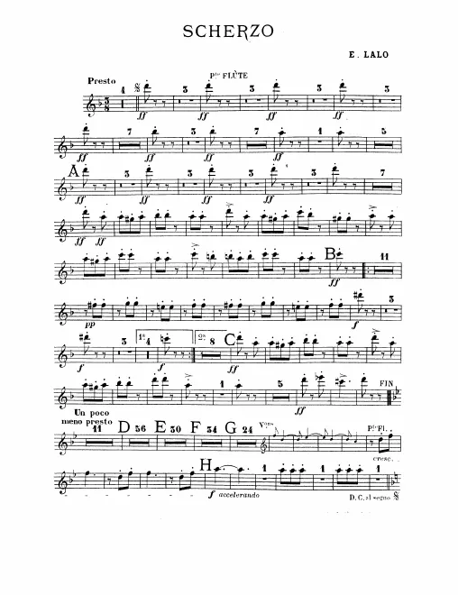 Piccolo, Flute 1/2