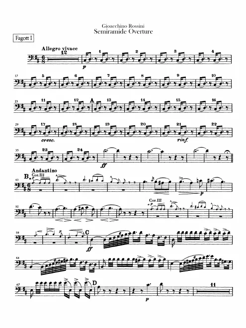 Bassoon 1, 2