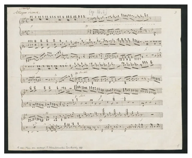 2. Scherzo – Allegro vivace (sic!)