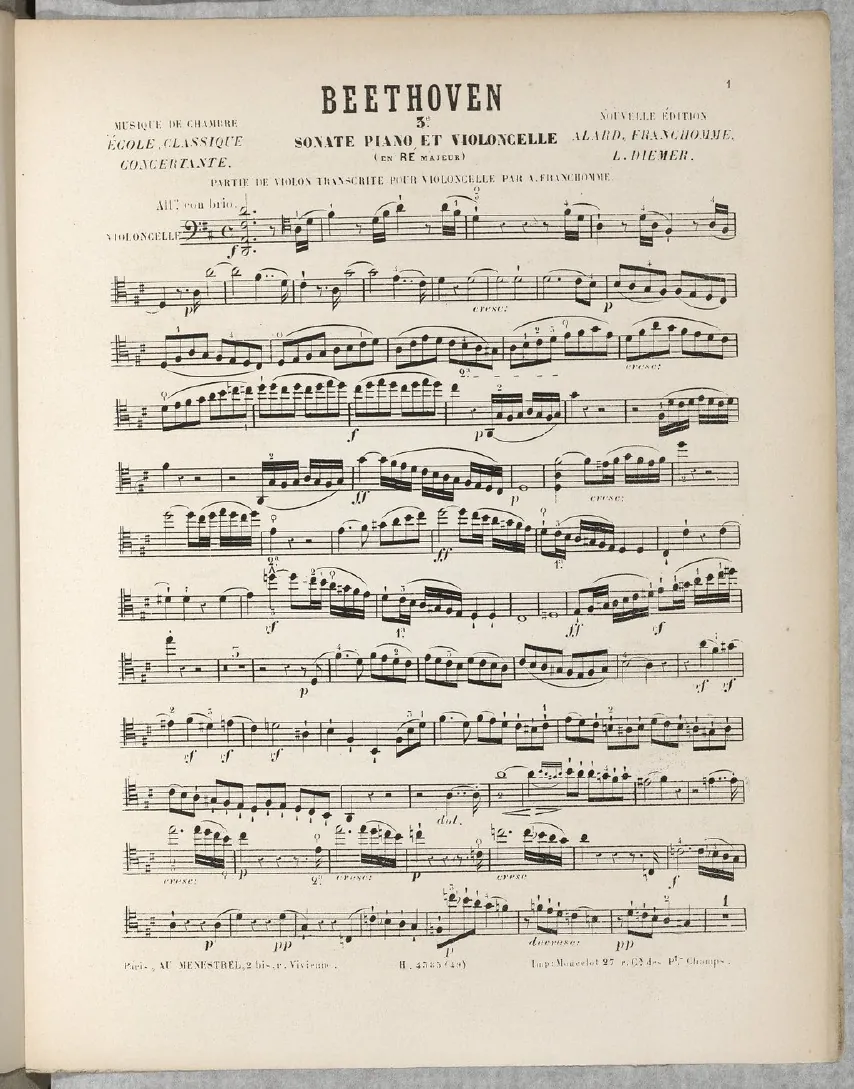 Cello Part (alternate)