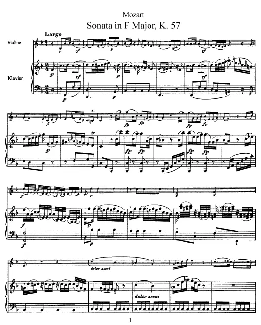 Complete Score and Violin Part