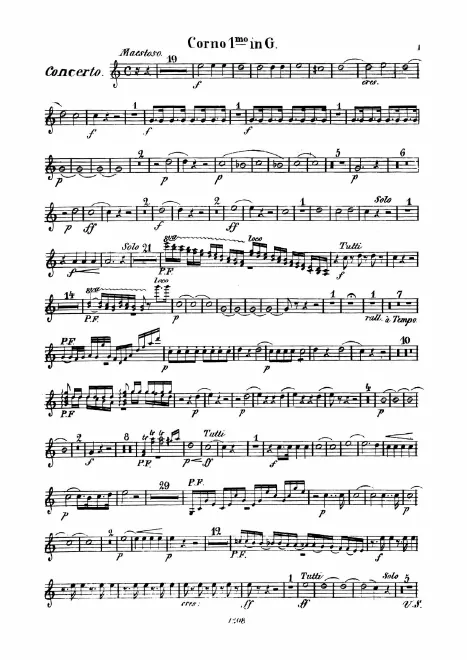 Horn 1, 2 (G)