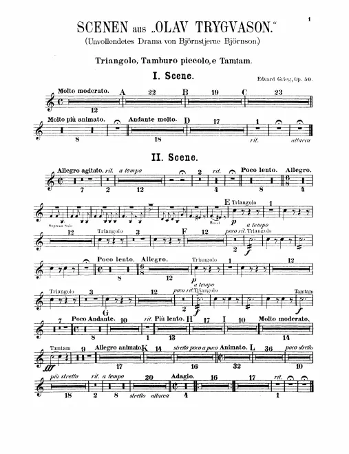 Triangle/Snare Drum/Tam-Tam