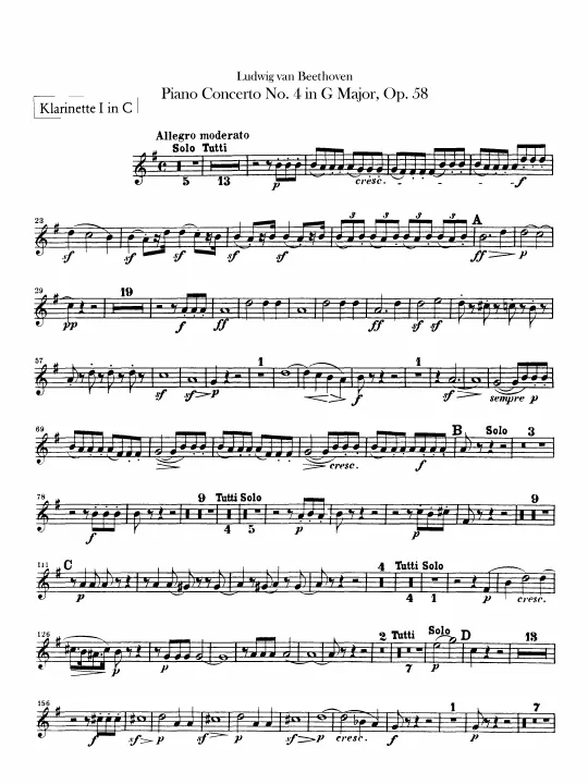 Clarinet 1, 2 (C)
