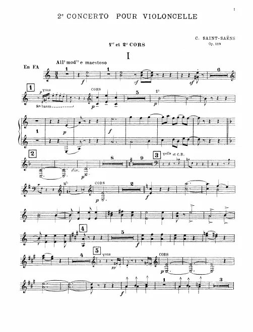 Horn 1/2, 3/4 (F)
