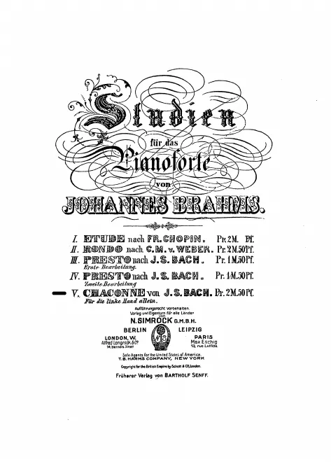 5. Chaconne von J. S. Bach