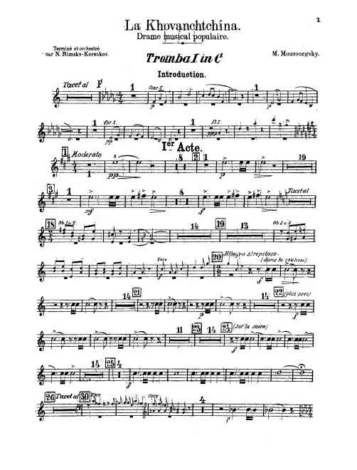 Trumpet 1, 2, 3, 4 (C)