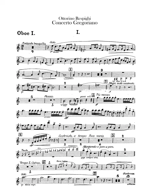 Oboe 1, 2, English Horn