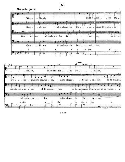Quoniam ad te clamabo, Domine, SWV 62