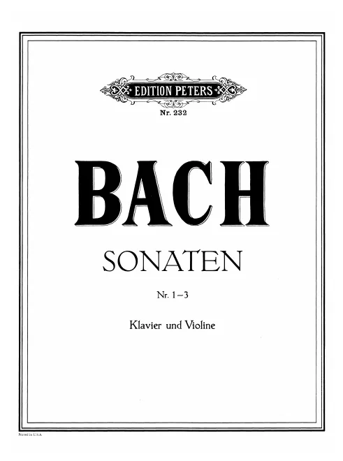 Sonata No.1 in , BWV 1014