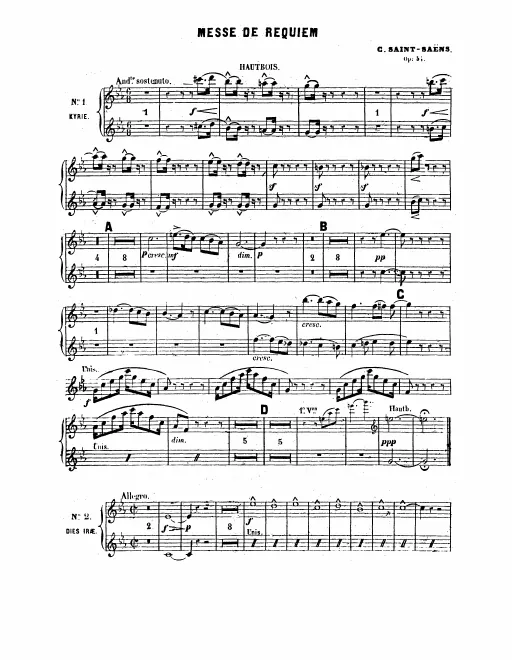 Oboe 1/2, English Horn 1/2