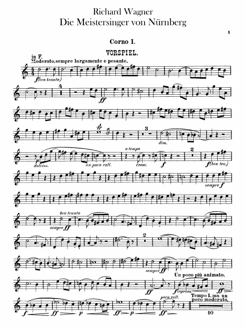 Horn 1, 2 (F)