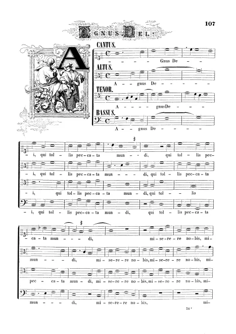 Agnus Dei (monochrome)