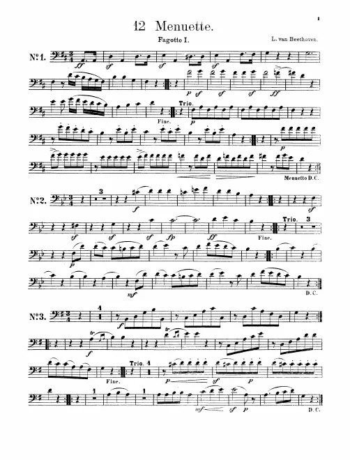 Bassoon 1, 2