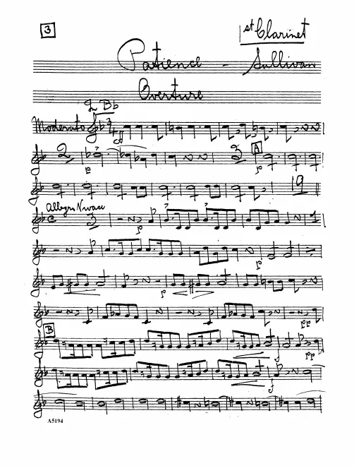 Clarinet 1 (B/A)