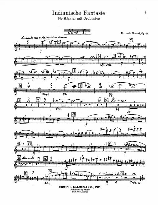 Oboe 1, 2/English horn