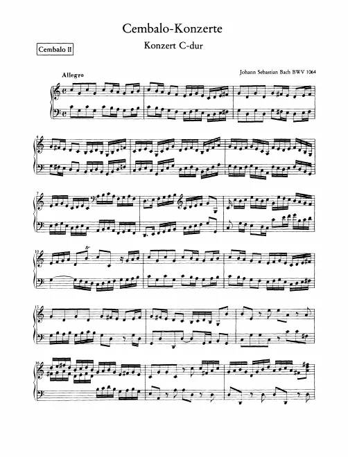 Harpsichord 2 solo