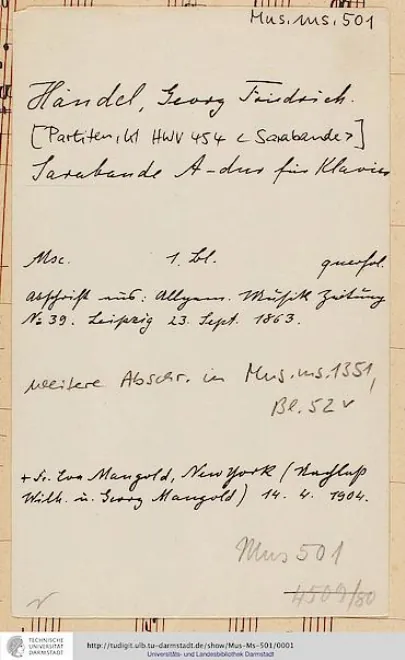 Sarabande (No.3)