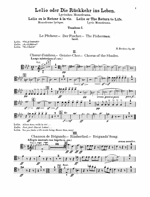Trombone 1, 2, 3, Tuba