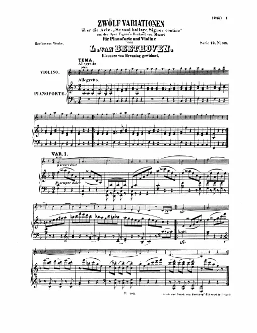 Complete Score and Violin Part