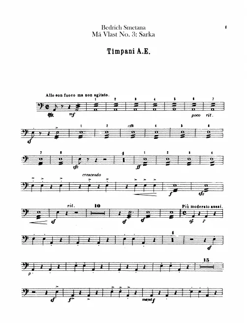 Timpani, Triangle, Cymbals