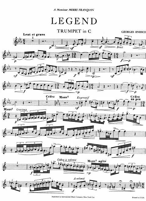 Trumpet (B/C) Part